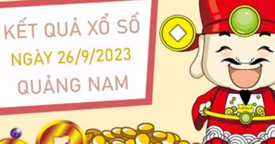 Thống kê XSQNM 26/9/2023 chốt bạch thủ Quảng Nam