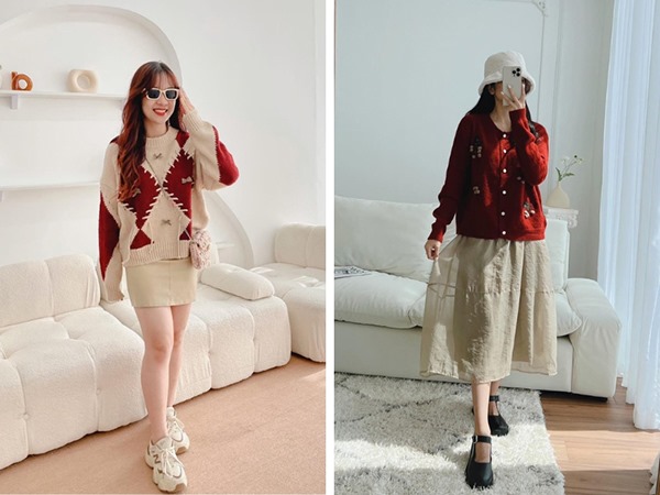 Mách nàng màu đỏ đô phối với màu gì vừa đẹp vừa sang