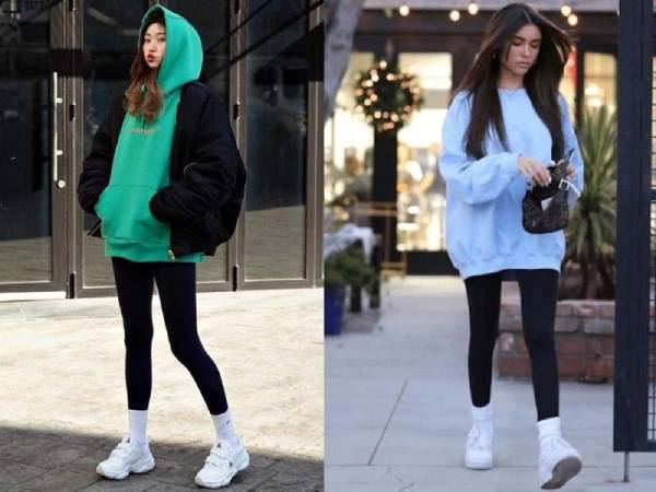 Áo Hoodie Nữ + Quần Legging